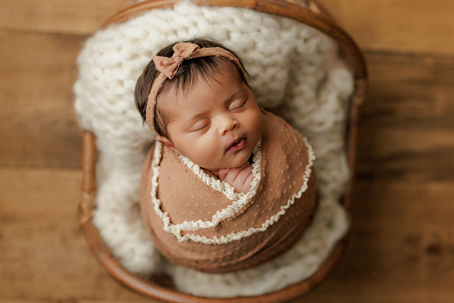 Dotty Lace Wraps & Headbands
