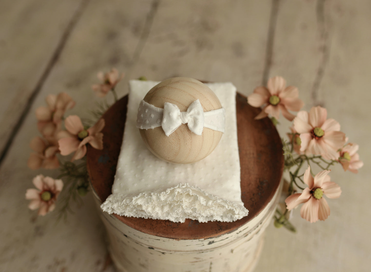Dotty Lace Wraps & Headbands