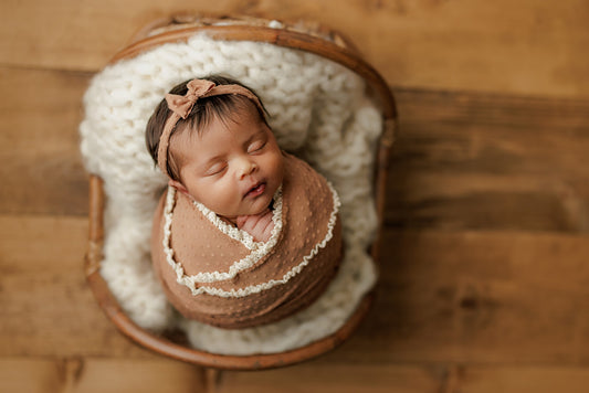 Dotty Lace Wraps & Headbands