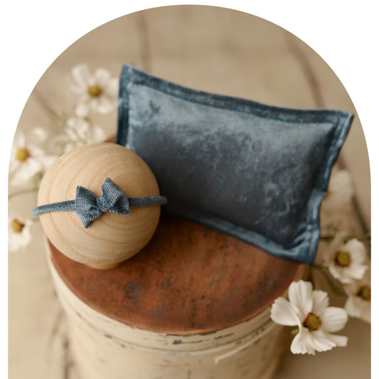 Velvet Collection Royal Blue | Pillow Cover & Headband