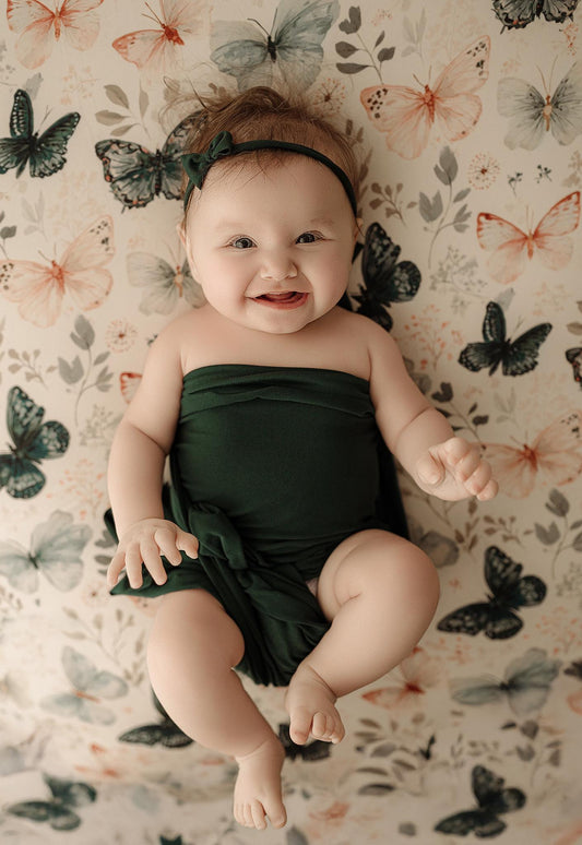 Flutterby Garden | Backdrop, Wrap & Pillow Covers