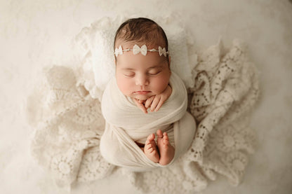 Shop The Look |  Pillow Cover, Headband & lace layer