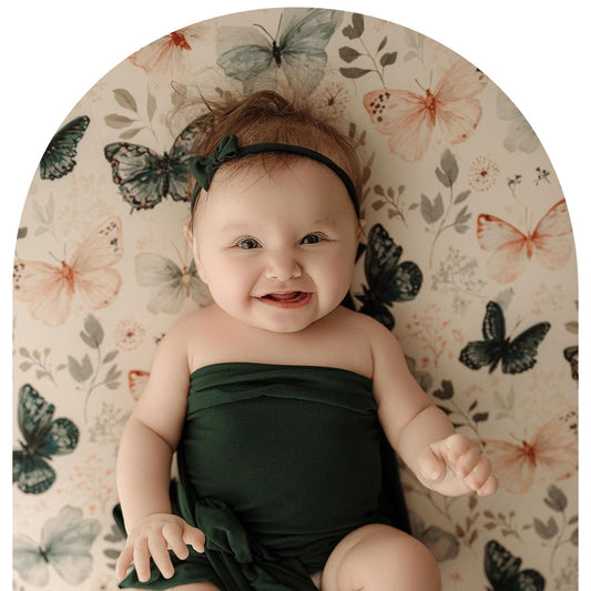 Flutterby Garden | Backdrop, Wrap & Pillow Covers