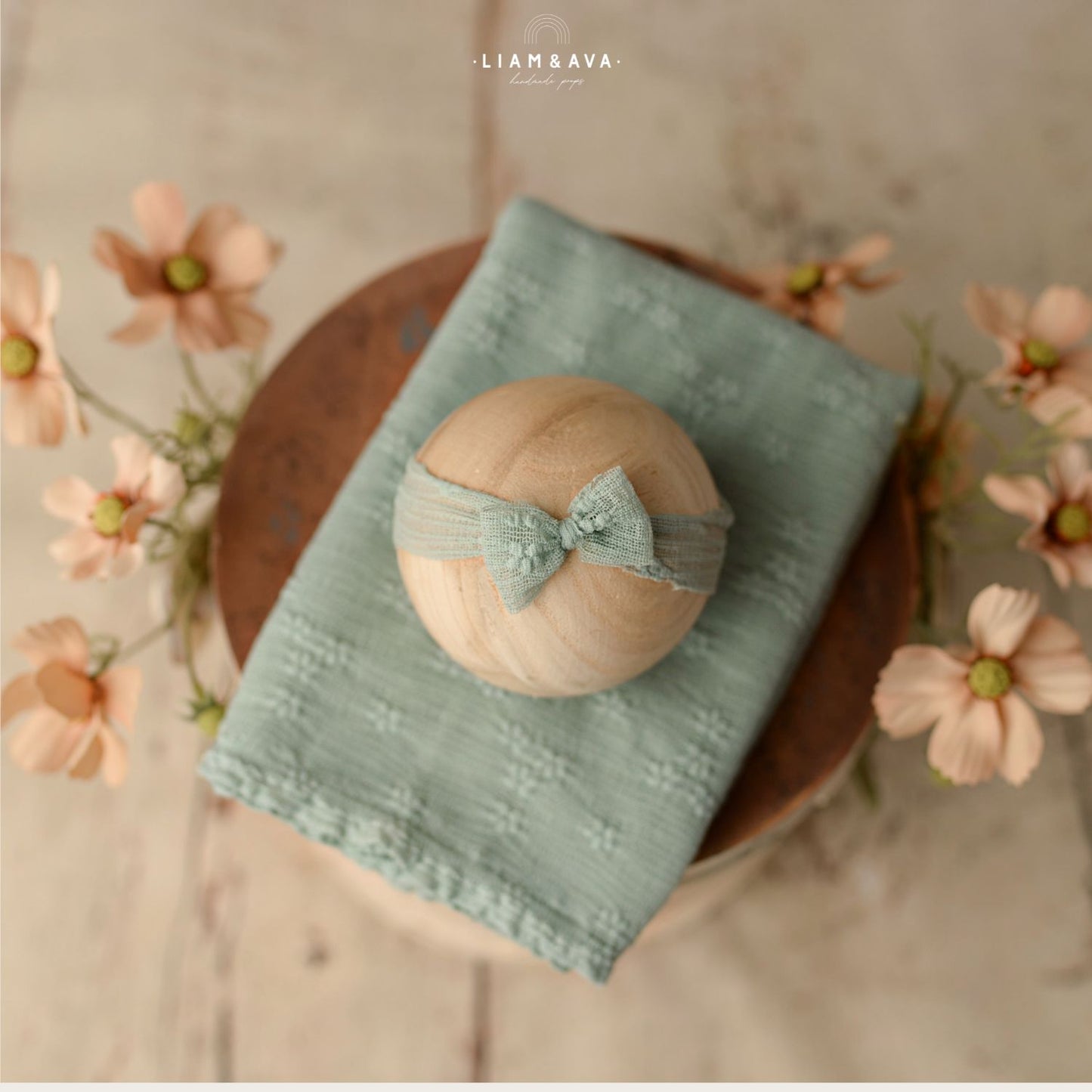 Wildflower Bluebell | Backdrop, Wrap, Headband & Pillow Cover