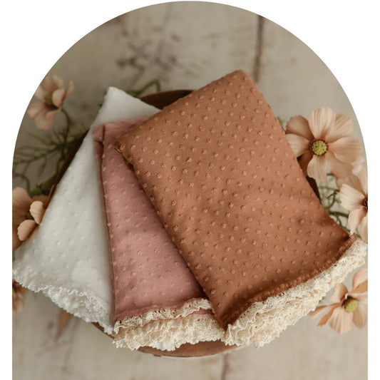 Dotty Lace Wraps & Headbands