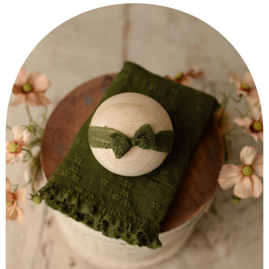 Wildflower Clover| Backdrop, Wrap, Headband & Pillow Cover