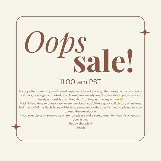 OOPS Sale!