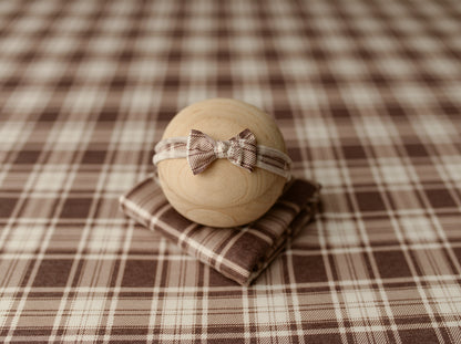 Cozy Cabin Acorn | Backdrop, Wrap, Headband & Pillow Cover